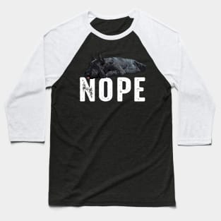 Urban Canine Carousel Schnauzer NOPE, Stylish Tee Collection Baseball T-Shirt